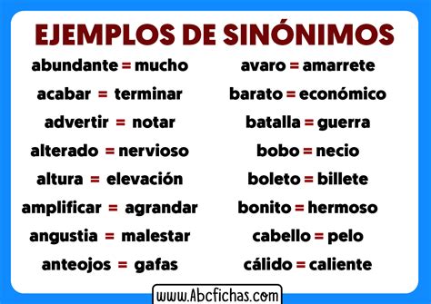 diferentes sinonimo|sinónimos de diferentes palabras.